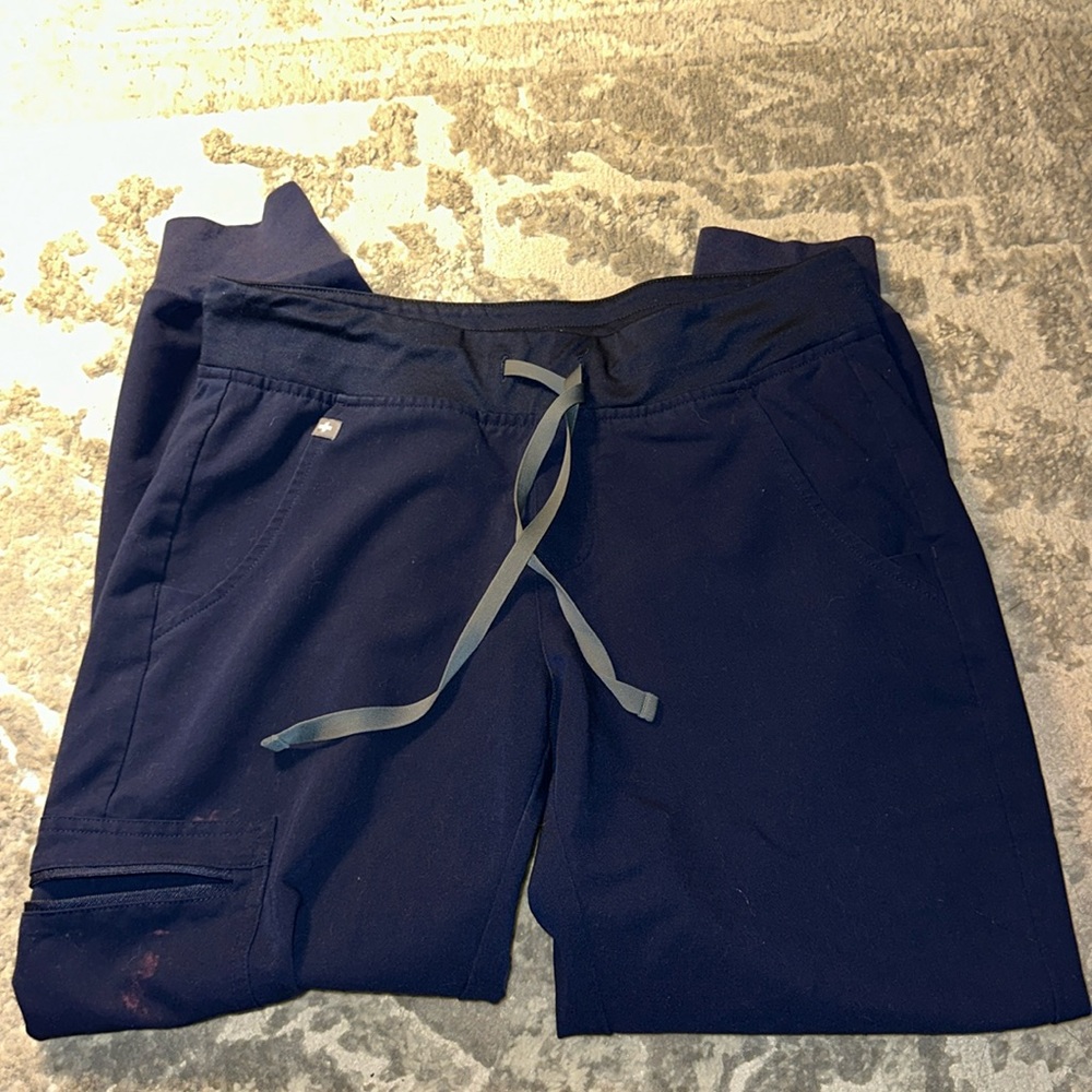 Figs Zamora scrub pants navy